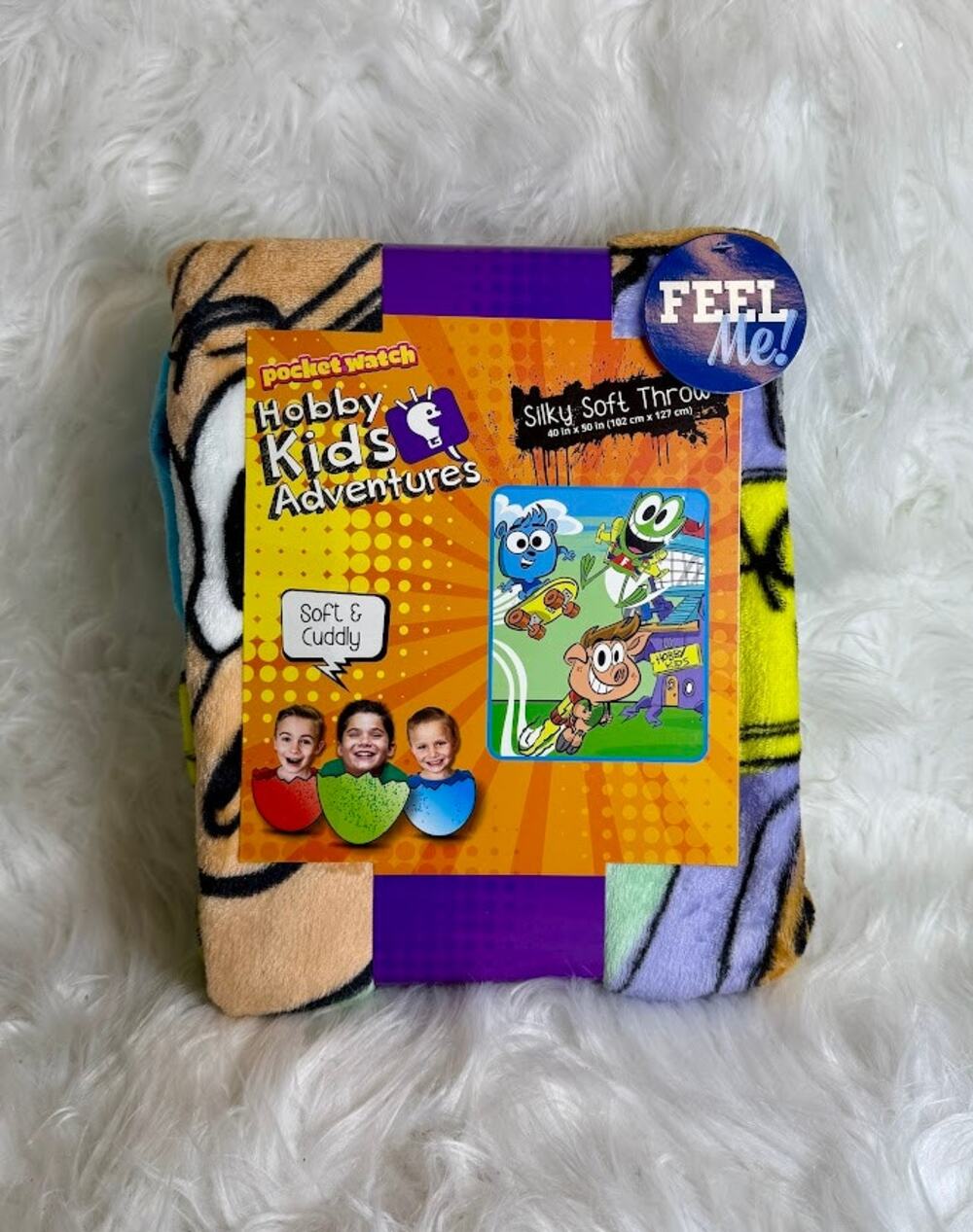 Pocket Watch Hobby Kids Adventures Silky Soft Throw Blanket 40'x50'